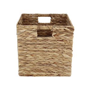 Cestas de almacenamiento plegables Cestas de jacinto de agua grandes Cestas de paja - Product Image 1