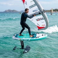 Planche hydrofoil gonflable unisexe Kinma, planche de surf SUP de haute qualité, logo personnalisable, EVA PVC Drop Stitch, pour les eaux océaniques