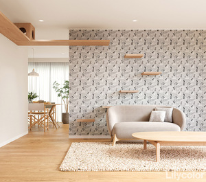 An toàn đáng tin cậy chất lượng Đảng tường hình nền cho trẻ em phòng khách màu be tự dính - Product Image 4