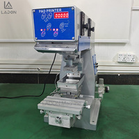 Máquina de tampografía barata de precio bajo, Robot de rodillo de escritorio de 1 Color, impresora automática de almohadilla de tanque para auriculares, suela de zapato, guante de talón