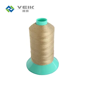 Aramid coated steel wire flame retardant sewing thread high temperature resistant fire insulation protective cover sewing thread