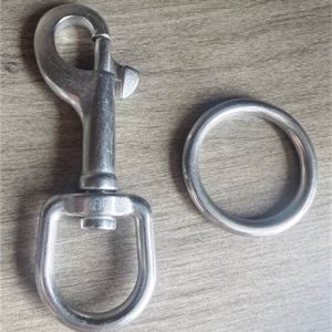 Hot Sales 304 Stainless Steel Swivel <b>Snap</b> <b>Hooks</b> and 40mm Welded Round Rings - Product Image 4