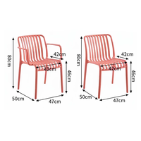 Chaise de salle à manger empilable en plastique moderne et contemporaine pour restaurants et appartements (vente en gros)