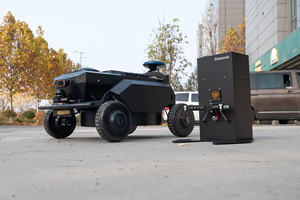 Tondeuse à gazon robotisée autonome sans fil entièrement électrique <span class=keywords><strong>BISON</strong></span>-R3, largeur <span class=keywords><strong>de</strong></span> coupe <span class=keywords><strong>de</strong></span> 45 cm, pour l'entretien des pelouses <span class=keywords><strong>de</strong></span> jardin à domicile - Product Image 6