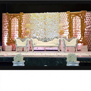 Excepcionales Paneles de Fondo para Escenario de Boda en Cuero Tufted, Decoración Elegante para Fiestas, Oferta de Año Nuevo, Evento en Suiza - Product Image 1