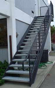 פלדה חיצונית מבנה מדרגות פלדה פלדה חיצונית - Product Image 6