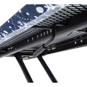 Tabla de Planchar MILENYUM MAGIC XL, Portátil, Resistente, con Almohadilla de Espuma de Algodón Metálica, Recubrimiento de Polvo Blanco, Plegable, para Uso en Armarios - Product Image 3