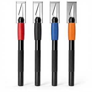 Bisturí con mango de aluminio antideslizante para bricolaje # 2 Cuchillos para Tallar de Manualidades - Product Image 1