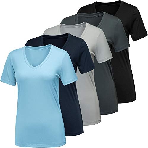 5 Pack Black Light Grey Dark Grey Navy Light Blue