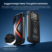 Blackview ROCK 1 Robustes Smartphone 6,56'' Dual-Displays 15000mAh Akku 55W 8GB+256GB Handy 16MP Kamera 4G Android 16 NFC