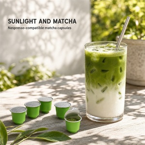 Capsules de matcha OEM ODM compatibles avec les machines Nespresso, service à portion individuelle, support pour marque privée, emballage personnalisé, approvisionnement - Product Image 3