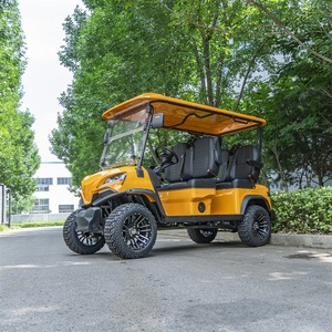 Carrito de Golf Eléctrico de Alta Gama para 4 Pasajeros, Orientado hacia Adelante, Equipado con Multimedia para Uso en Villas y Clubes - Product Image 6
