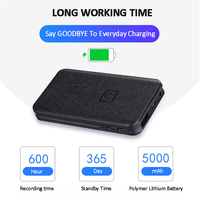 Batterie externe 5000 mAh, enregistreur vocal, détection vocale, clé USB 32 Go, enregistreur vocal numérique