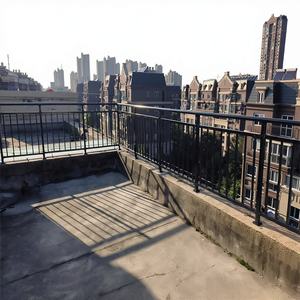 Barandilla <span class=keywords><strong>de</strong></span> Balcón <span class=keywords><strong>de</strong></span> Acero Galvanizado <span class=keywords><strong>para</strong></span> Villas, Comunidades, Azoteas, Escaleras Exteriores, Barandilla <span class=keywords><strong>de</strong></span> Hierro Forjado <span class=keywords><strong>para</strong></span> <span class=keywords><strong>Terraza</strong></span>, Protección Montada en el Suelo - Product Image 1