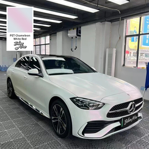 Cina produzione di pellicola per auto in vinile pellicola da <span class=keywords><strong>camaleonte</strong></span> bianco opaco a rosso pellicola per animali domestici involucro rotoli per auto Mercedes Benz - Product Image 2