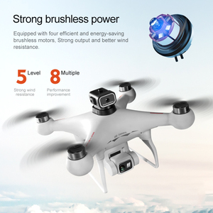 Nouveau drone d'évitement d'obstacles S116 avec 2.4g Wifi télécommande RC 4k Drone 4k longue durée quadrirotor aérien à quatre axes - Product Image 2