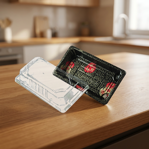 Taiwan Recyclable Plastic Sushi <b>Container</b> <b>Takeaway</b> Food Packaging Box with Recycled Materials - Product Image 1