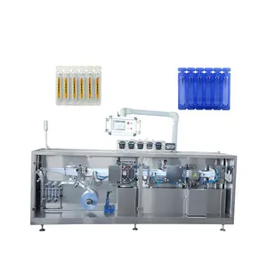 Machine de remplissage et de scellage automatique de liquide en poudre lyophilisé pour sirop oral d'ampoules en plastique