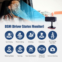 10.1 inci 8 saluran semua dalam satu layar sentuh kamera Monitor Mdvr dengan Ai Dsm 5.000 Adas 360