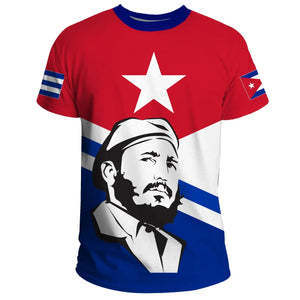 Nuoxin promotionnel hommes femmes <span class=keywords><strong>Cuba</strong></span> drapeaux t-shirt femmes hommes <span class=keywords><strong>Cuba</strong></span> chemise <span class=keywords><strong>pour</strong></span> la fête nationale - Product Image 3