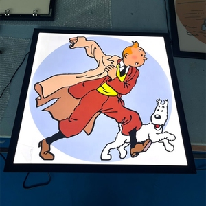 16x24 Slim Aluminum Alloy LED Advertising Light Box with 3000-9000K Color Temp Wall-<b>Mounted</b> Menu Poster & Backlit Logo Sign - Product Image 3