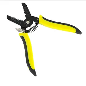 YTH Comfortable Handle safe Lock Professional 7 in 1 hand tool Wire cutting Stripping Tool wire Cutter Cable Stripper