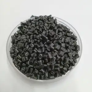 Tubo di estrusione vergine HDPE PE100 colore nero granello hdpe pe 100 resina prezzo a buon mercato