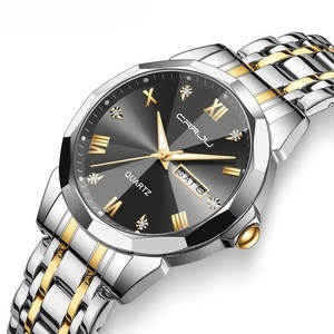 Nouvelle montre pour homme en acier inoxydable avec calendrier, aiguilles lumineuses classiques, étanche 3ATM, montre à quartz pour homme, vente en gros - Product Image 5