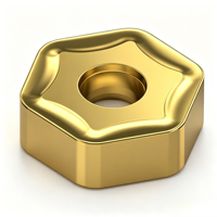 Plaquette de fraisage CNC à alimentation élevée HNMG0906ANSN-UM en carbure de tungstène pour fraisage frontal et coupe intensive