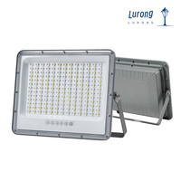 Projecteur LED solaire extérieur Super Lumen 200W IP65 avec angle de faisceau de 150°, lumière du jour 6000K, prix compétitif
