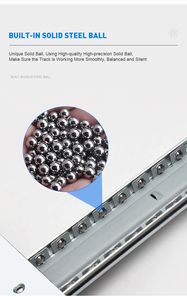 Hệ thống giấu phòng ngủ nhà bếp <span class=keywords><strong>Flipper</strong></span> nhiệm vụ nặng nề có thể điều chỉnh bóng mang ngăn kéo thép cán nguội Tủ Túi cửa trượt - Product Image 3