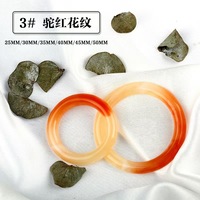 Vente en gros dernière arrivée gros gros anneaux décoratifs en résine boucles tortue en plastique boucle anneau boucles en résine pour bikinis