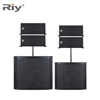 R206 Pro Audio Dual 6 pouces, système de sonorisation actif à deux voies, enceinte Line Array, équipement DJ/amplificateurs/enceintes, enceintes d'extérieur