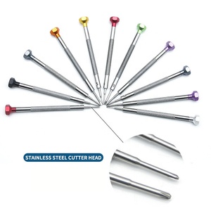 <span class=keywords><strong>Destornilladores</strong></span> <span class=keywords><strong>de</strong></span> reparación <span class=keywords><strong>de</strong></span> relojes <span class=keywords><strong>de</strong></span> acero inoxidable <span class=keywords><strong>de</strong></span> alta calidad, cromo cruzado ranurado preciso para uso Industrial DIY para relojeros - Product Image 4