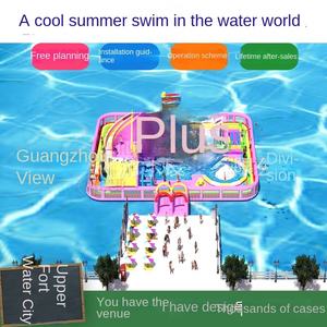 Grand parc aquatique <span class=keywords><strong>gonflable</strong></span> extérieur en PVC île flottante trampoline <span class=keywords><strong>gonflable</strong></span> nuage toboggan <span class=keywords><strong>lac</strong></span> mobile château flottant direct - Product Image 3