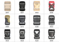 Boucles en plastique à dégagement rapide avec logo personnalisé, levier de sécurité pour sac, sangle réglable, boucles en paracorde pour ceintures tactiques, sacs tactiques