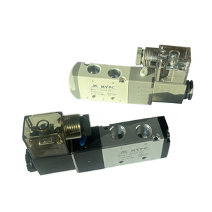Valvola Solenoide a 5 Vie 2 Posizioni con Filettatura 1/4\", Base con Silenziatore 4V210 - Product Image 2