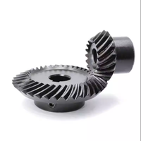 1.5 engrenages coniques en spirale de moule 1 ~ 2 spirales 45 composants de noyau d'hélices en acier pour des applications de machines de moteur de roulement de moteur de boîte de vitesse