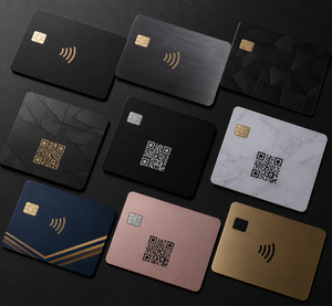 บัตรธุรกิจ NFC แบบกำหนดเองพร้อมคิวอาร์โค้ดสำหรับการสร้างเครือข่ายองค์กรและการแชร์ข้อมูลดิจิทัล - Product Image 2