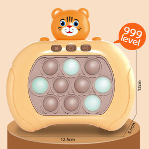 Rompecabezas de mano para niños, luz de memoria, electrónico, rápido, empuje rápido, juego Pop, juguete antiestrés - Product Image 1