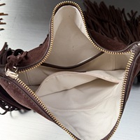 Sac bandoulière de luxe en cuir véritable suédé vintage avec franges et pompons, haute qualité, pour femme, sac à main tendance
