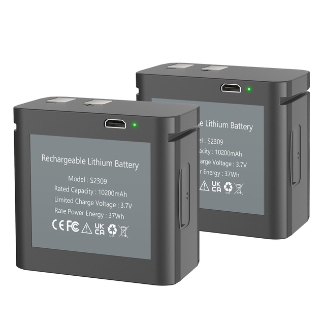 2 Pack Hunting Trail Camera Battery for Spypoint LIT-10 LM2/Cell-Link 10500mAh Rechargeable Lithium OEM