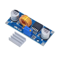 Module d'alimentation abaisseur réglable 5A XL4015 DC-DC 4-38V vers 1.25-36V 24V 12V 9V 5V avec dissipateur thermique pour chargeur LED et lithium