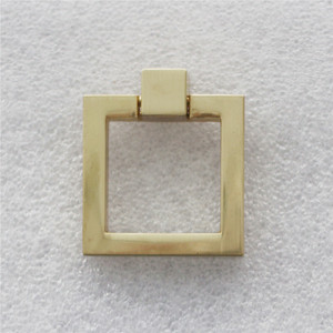 Tirador Cuadrado de Aleación de Zinc para Muebles, Herraje de Gabinete Estilo Chino, Duradero - Product Image 3