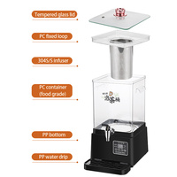 10L électrique commercial thé urne chaudière à café café chaud thé boisson distributeur