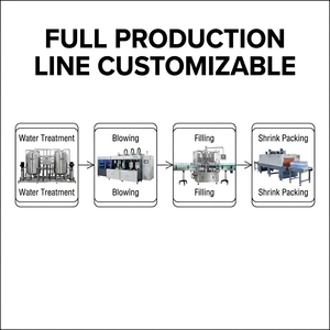 Linea di Produzione Automatica per Imbottigliamento Acqua 3 in 1 con Sistema di Soffiaggio, Etichettatura e Confezionamento - Product Image 4