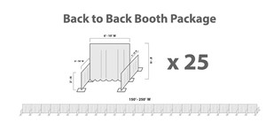 Esi ท่อฉากหลังสไตล์เรียบง่ายและผ้าม่านสำหรับงานแต่งงานงานจัดแสดงสินค้าอื่นๆ - Product Image 3