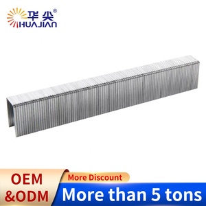20ga khí nén ốc vít thép 9mm Stapler pins với chân thép gai & đôi đầu phong cách 1006j/1008j/1010j/1013J/1016j <span class=keywords><strong>Staples</strong></span> - Product Image 2