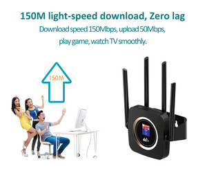 <span class=keywords><strong>Routeur</strong></span> CPE <span class=keywords><strong>4G</strong></span> débloqué avec emplacement pour carte SIM, <span class=keywords><strong>routeur</strong></span> WiFi sans fil 300 Mbps, 4 antennes à gain élevé, batterie 3000 mAh, bande EU, <span class=keywords><strong>routeur</strong></span> CPE <span class=keywords><strong>4G</strong></span> - Product Image 4