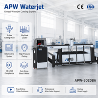 Machine de découpe à jet d'eau CNC 5 axes APW pour la découpe de mosaïque en marbre
